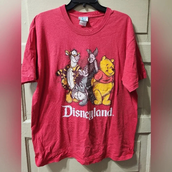 Vintage Disneyland Winnie The Pooh Graphic Short Sleeve Tshirt - Picture 1 of 5